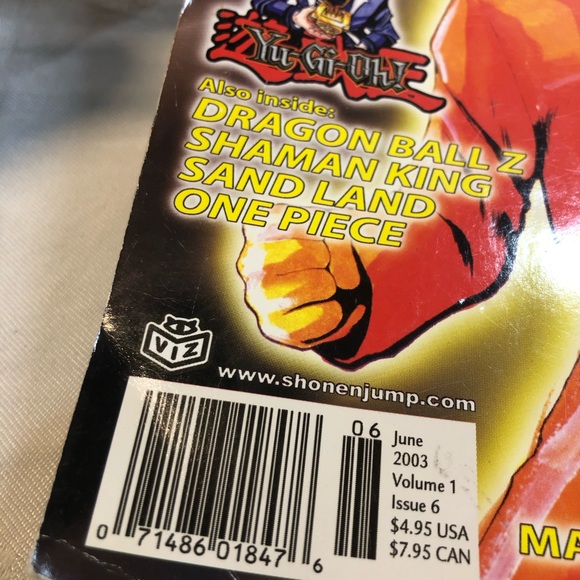 Vintage June  2003 Issue of Shonen Jump Manga Magazine Naruto Dragonballz - Picture 4 of 8